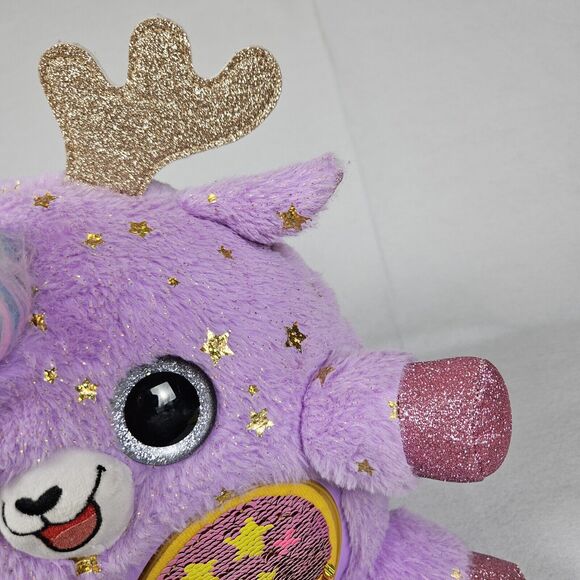Rainbocorns Sequin Reindeer Deery Queen Stuffed Animal 10” Plush Wings Birthday - Picture 4 of 15